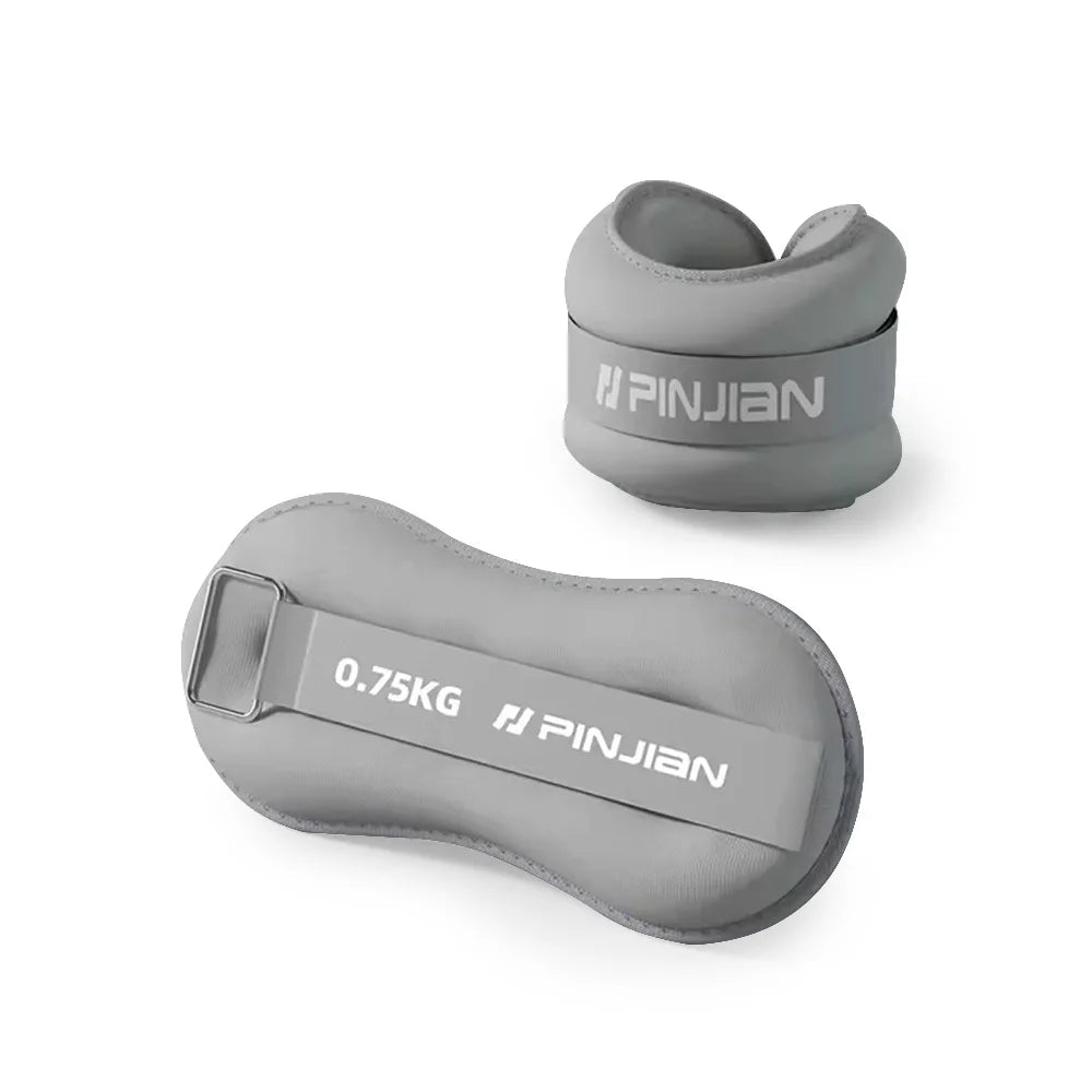 2PCS Adjustable Ankle & Wrist Weights – Iron Sand for Gym & Yoga