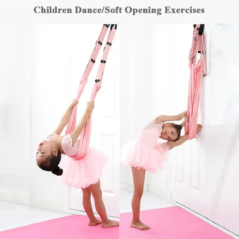 Adjustable Aerial Yoga Hammock Strap – Inversion Swing for Flexibility & Strength