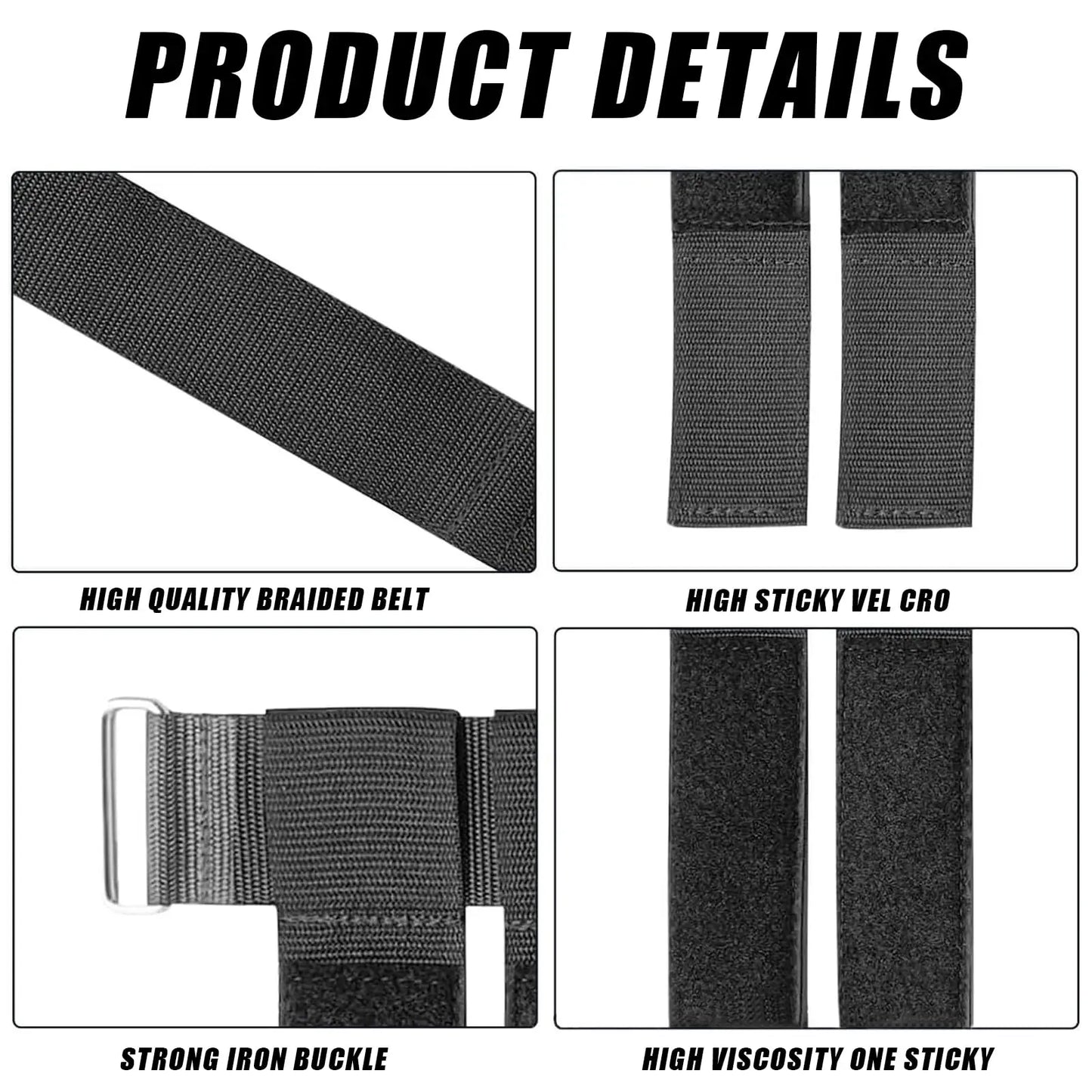 1 or 2 Tibialis Dumbbell Foot Straps – Adjustable Ankle Trainer