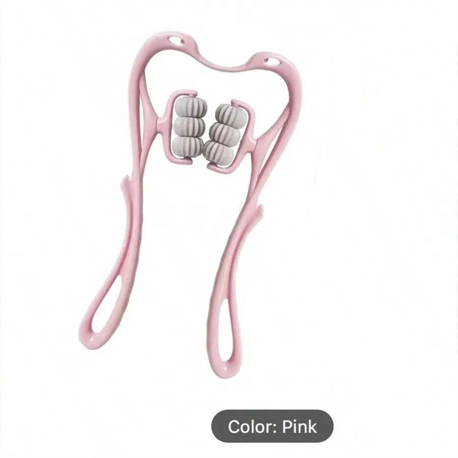 Portable Manual Neck Roller – Multi-Area Massage Tool for Neck, Back, Arms & Legs