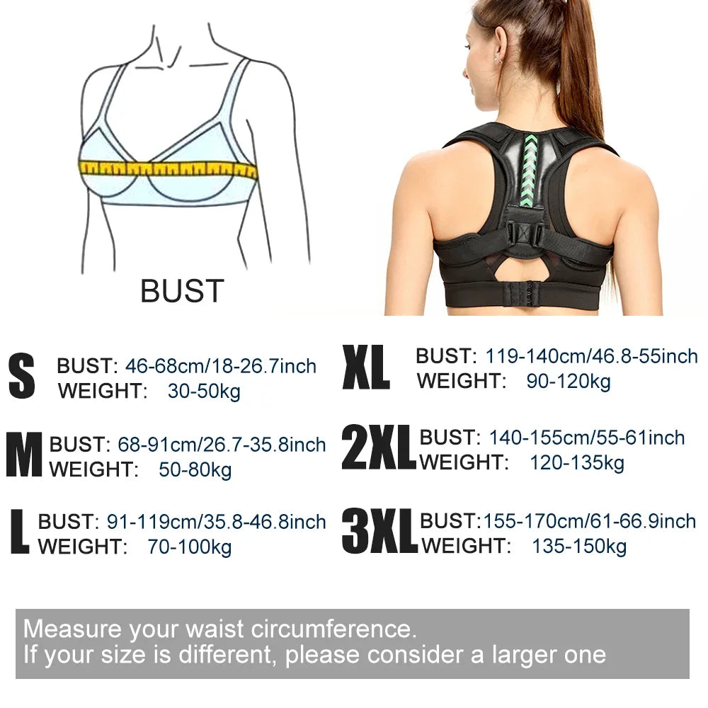 Anti-Camel Adjustable Posture Corrector Belt