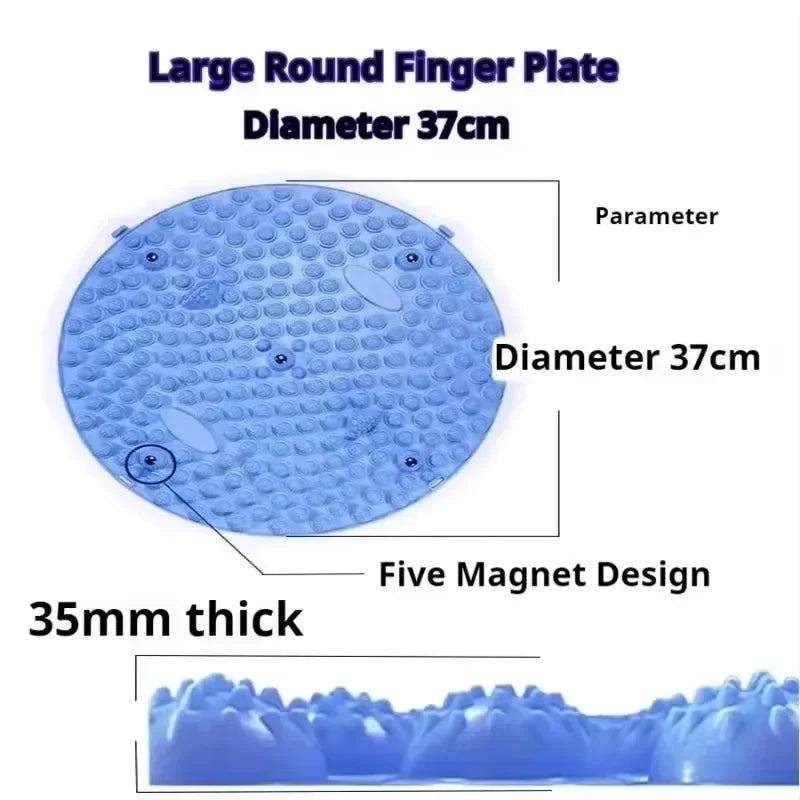 Foot Yoga Massage Acupressure Board Mat | Muscle Relaxation Round Exercise Mat | Fitness Foot Training Acupuncture Physiotherapy