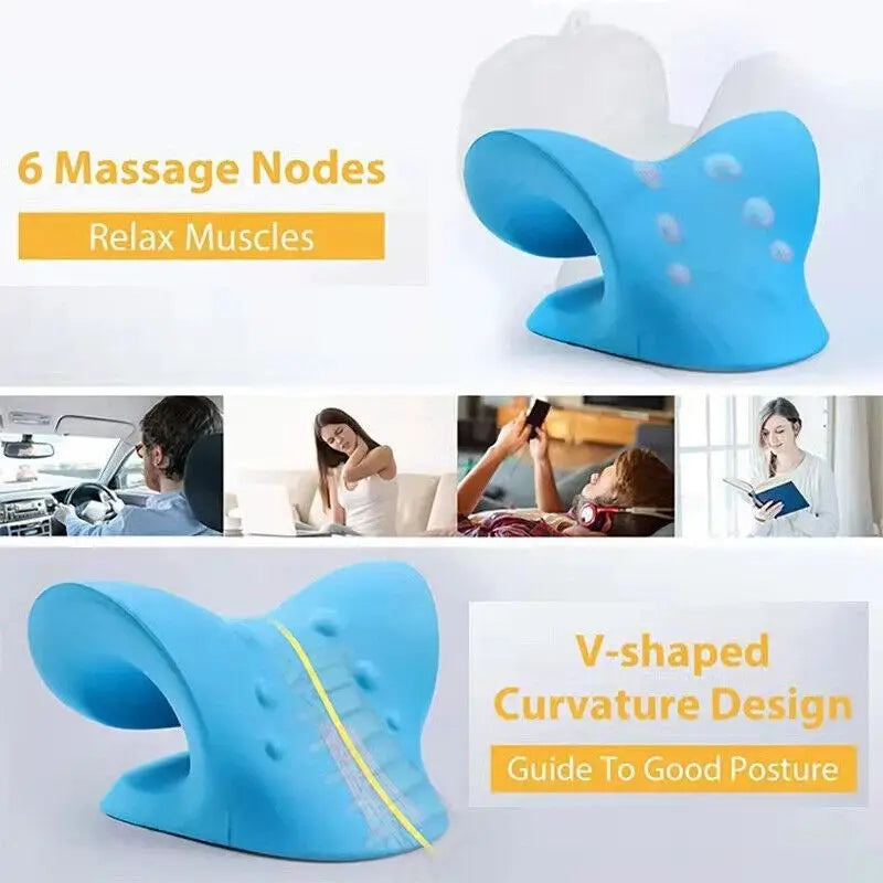 Neck & Shoulder Relaxer – Cervical Spine Corrector & Pain Relief Massager