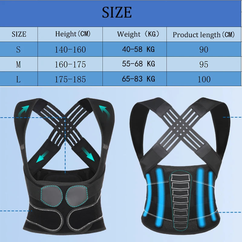 Adjustable Shoulder Posture Brace for Back Support