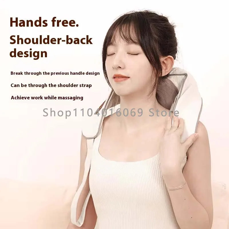 Wireless Neck & Shoulder Massager with Heat – Trapezius & Cervical Relief
