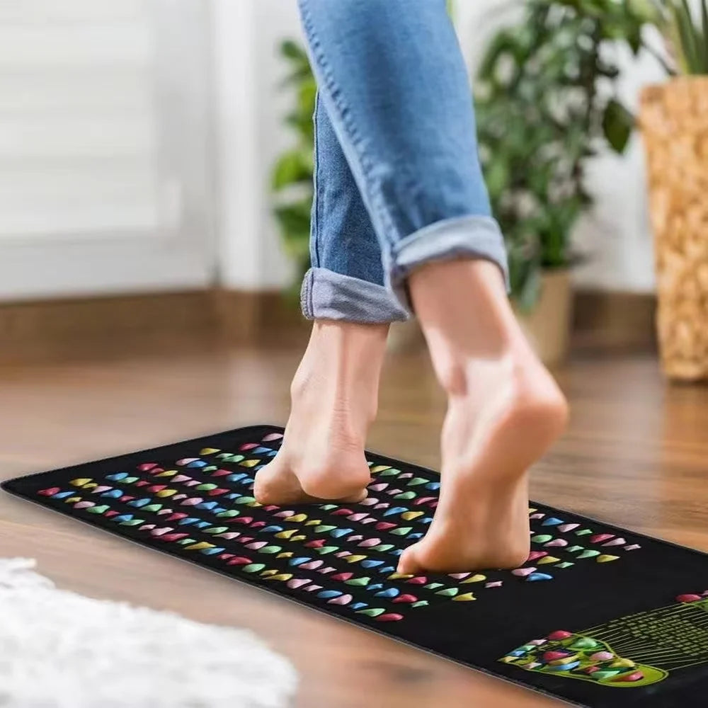 Fingerpressure Board Foot Massage Pad | Acupoint Mat for Nerve Relaxation, Muscle Ache Relief, and Tiredness Recovery