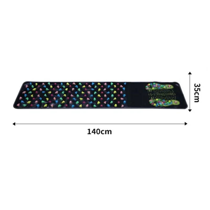 Massage Cushion | Simulation Cobblestone Foot and Leg Massage Mat | Pain Relief & Relaxation Acupressure Foot Massager