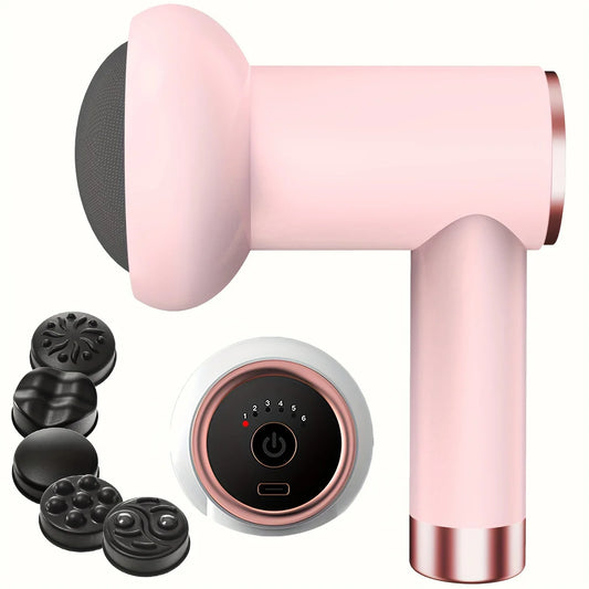 Wireless Handheld Body Massager – 5 Head Full-Body Deep Tissue Relief