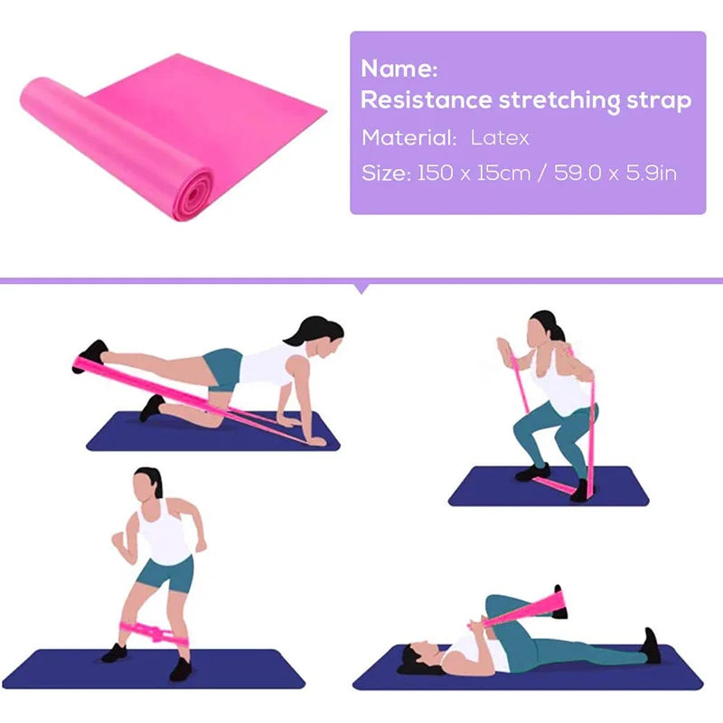 5-Piece Yoga Starter Kit – Blocks, Ball, Bands & Strap for Home Fitness