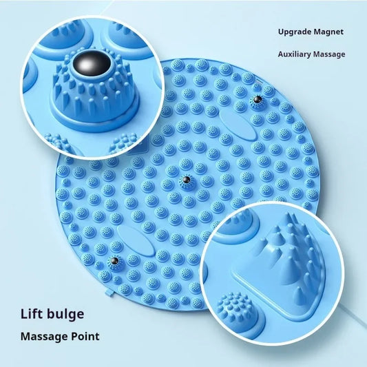 Foot Yoga Massage Acupressure Board Mat | Muscle Relaxation Round Exercise Mat | Fitness Foot Training Acupuncture Physiotherapy