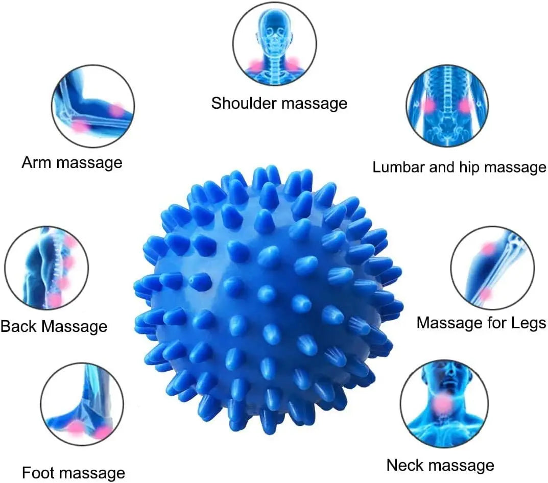 Spiky Foot Massage Ball – Deep Tissue Roller for Plantar Fasciitis & Reflexology