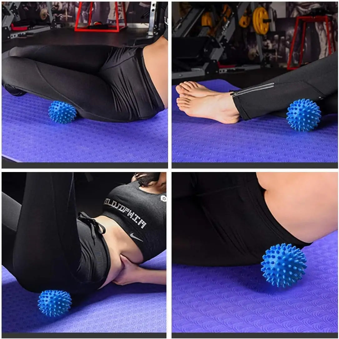 Spiky Foot Massage Ball – Deep Tissue Roller for Plantar Fasciitis & Reflexology