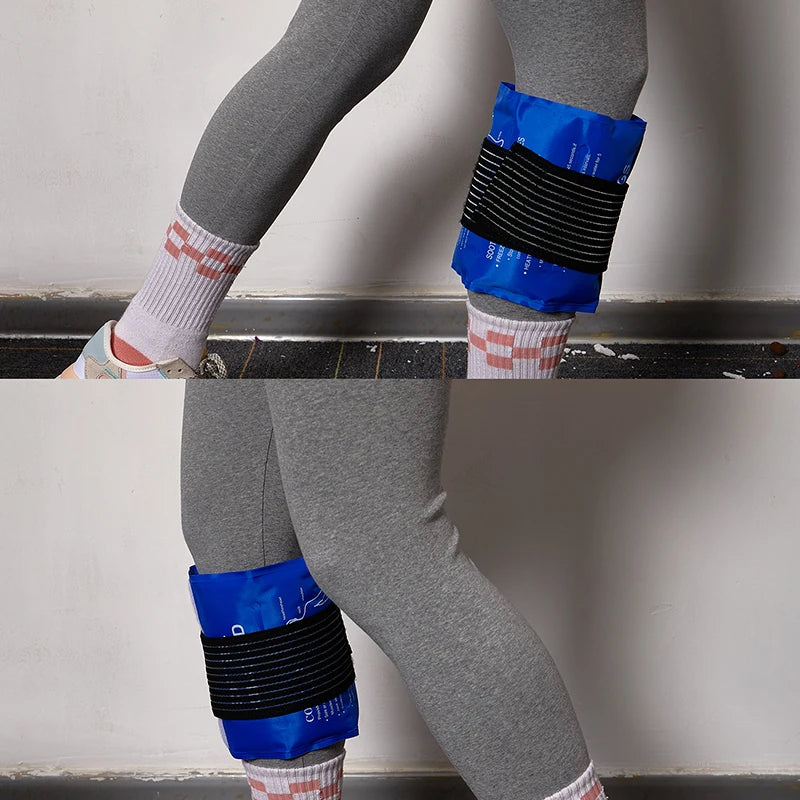 Reusable Gel Ice-Cold Pack – Soft Hot and Cold Therapy Wrap for Pain Relief