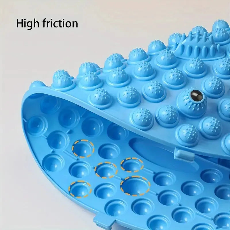 Foot Yoga Massage Acupressure Board | Toe Pressure Plate | Reflexology Stone Therapy Mat for Relaxation and Foot Health