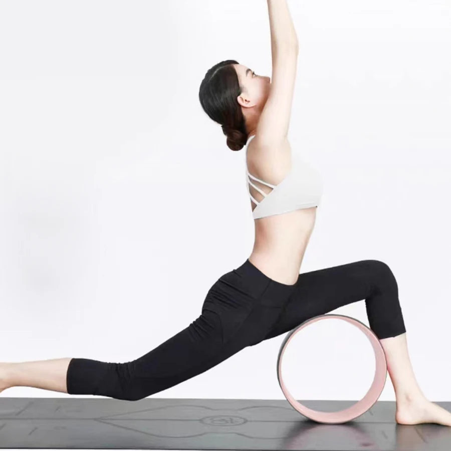 Yoga Wheel for Back Stretching & Spine Alignment – Durable Support