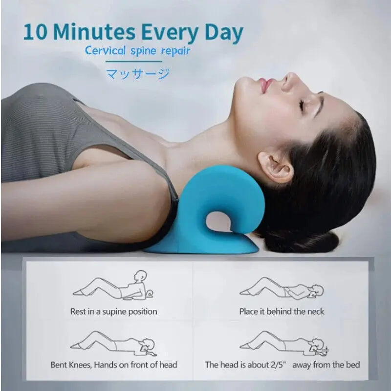 Neck & Shoulder Relaxer – Cervical Spine Corrector & Pain Relief Massager